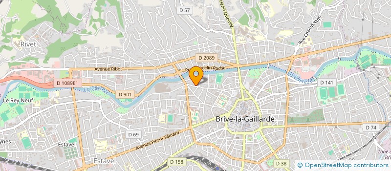 localisation de l'entreprise MONSIEUR ROMAIN MARQUIE  BRIVE-LA-GAILLARDE