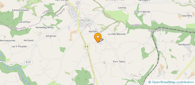 localisation de l'entreprise MONSIEUR ROMAIN MARTIN à PLOUEC-DU-TRIEUX