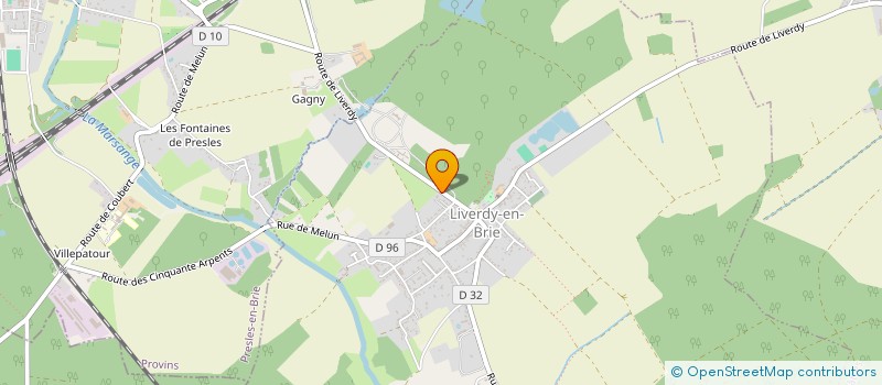 localisation de l'entreprise MONSIEUR ROMAIN MARTIN  LIVERDY-EN-BRIE