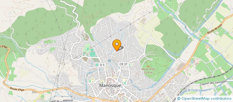 localisation de l'entreprise MONSIEUR ROMAIN MARTIN LAUZIER à MANOSQUE