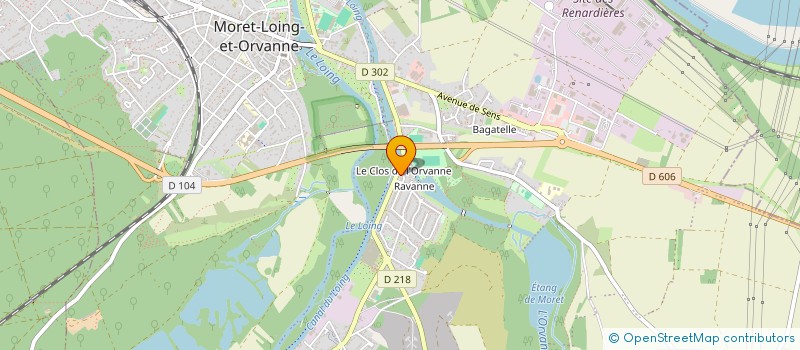 localisation de l'entreprise MONSIEUR ROMAIN MARTIN-PAUWELS  MORET-LOING-ET-ORVANNE