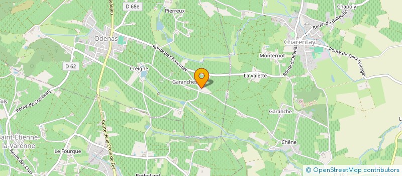 localisation de l'entreprise MONSIEUR ROMAIN MARTINACHE à ODENAS