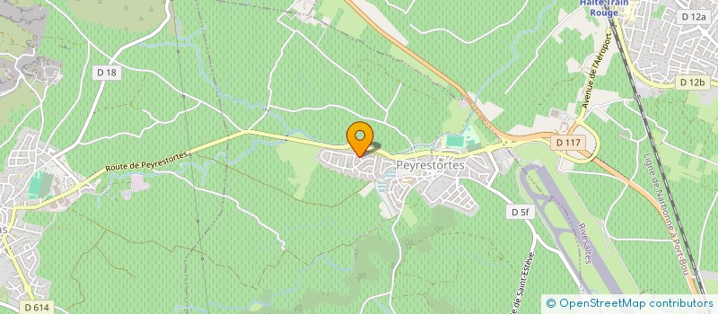 localisation de l'entreprise MONSIEUR ROMAIN MARTINEZ  PEYRESTORTES