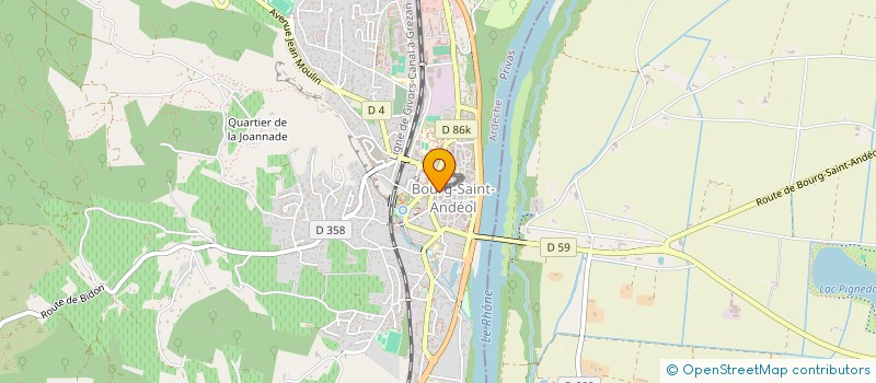 localisation de l'entreprise MONSIEUR ROMAIN MARY  BOURG-SAINT-ANDEOL