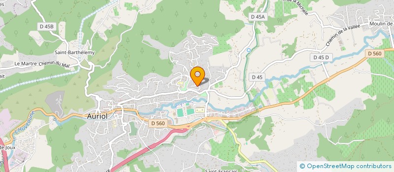 localisation de l'entreprise MONSIEUR ROMAIN MARZOLLA  AURIOL