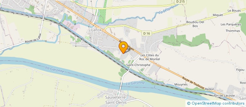 localisation de l'entreprise MONSIEUR ROMAIN MASAROTTI  LAFOX