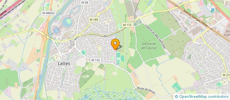 localisation de l'entreprise MONSIEUR ROMAIN MASNOU à LATTES