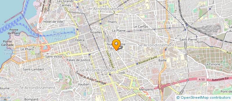 localisation de l'entreprise MONSIEUR ROMAIN MASSON à MARSEILLE