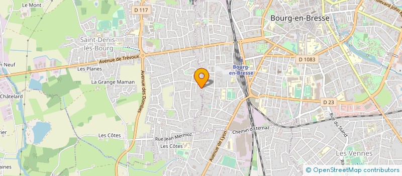 localisation de l'entreprise MONSIEUR ROMAIN MASSON à SAINT-DENIS-LES-BOURG