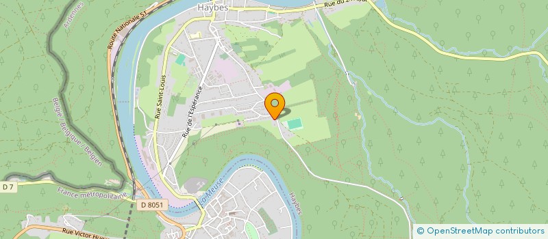 localisation de l'entreprise MONSIEUR ROMAIN MASUY  HAYBES