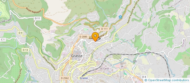 localisation de l'entreprise MONSIEUR ROMAIN MATHIAS  GRASSE