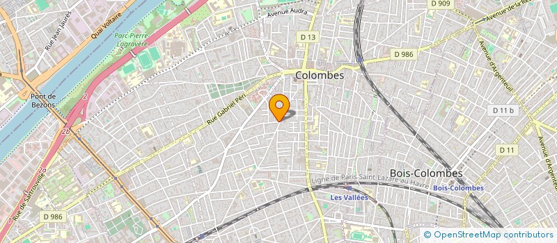 localisation de l'entreprise MONSIEUR ROMAIN MATHIEU à COLOMBES