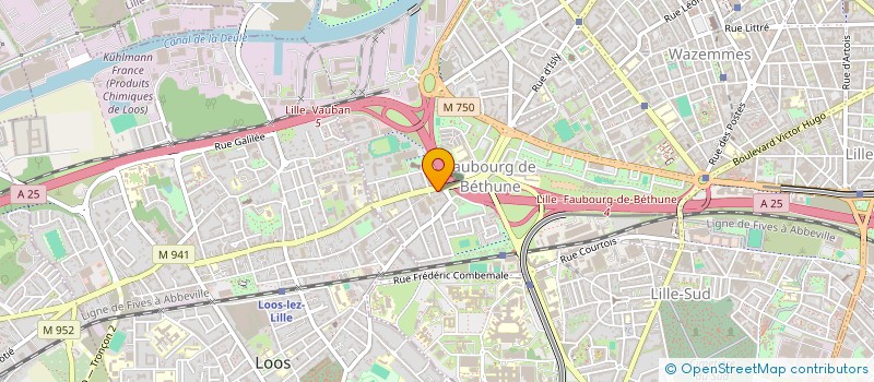 localisation de l'entreprise MONSIEUR ROMAIN MATHIEU à LILLE