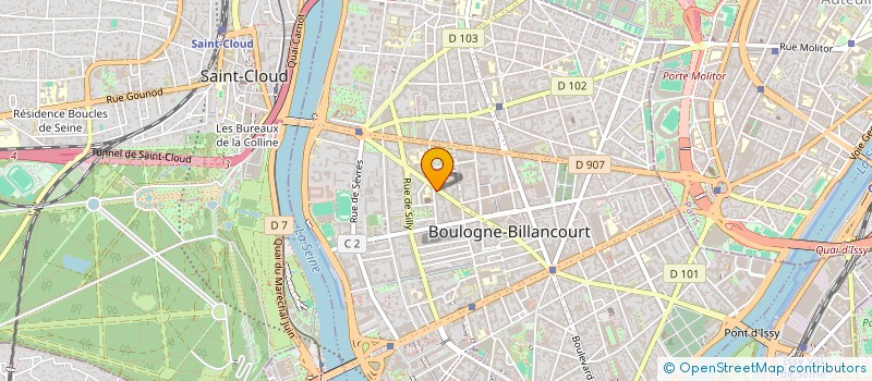 localisation de l'entreprise MONSIEUR ROMAIN MATOS à BOULOGNE-BILLANCOURT