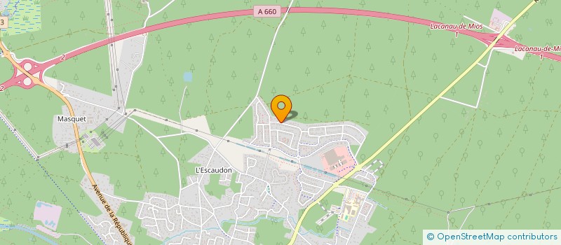 localisation de l'entreprise MONSIEUR ROMAIN MAUBOURGUET  MIOS