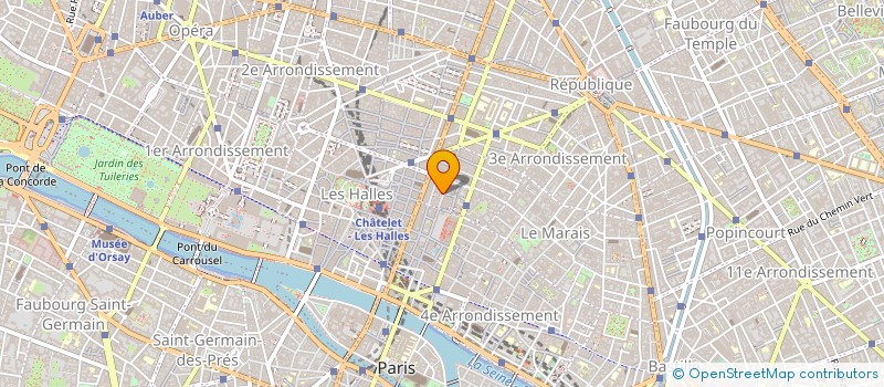 localisation de l'entreprise MONSIEUR ROMAIN MAUDET  PARIS