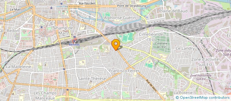 localisation de l'entreprise MONSIEUR ROMAIN MAULAVE  RENNES