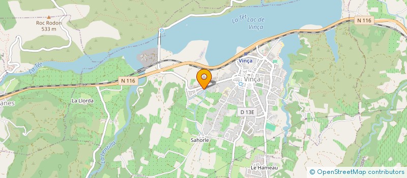 localisation de l'entreprise MONSIEUR ROMAIN MAURICE  VINCA