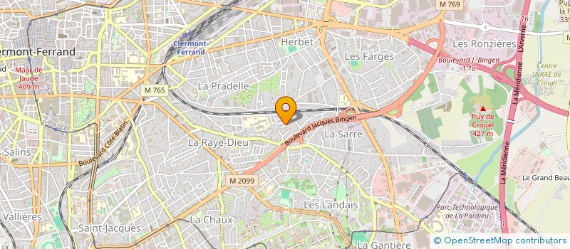 localisation de l'entreprise MONSIEUR ROMAIN MAURICE  CLERMONT-FERRAND