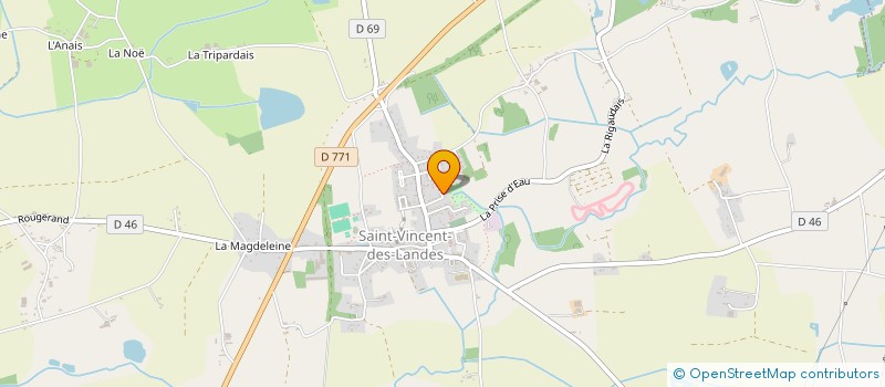 localisation de l'entreprise MONSIEUR ROMAIN MAURICE  SAINT-VINCENT-DES-LANDES