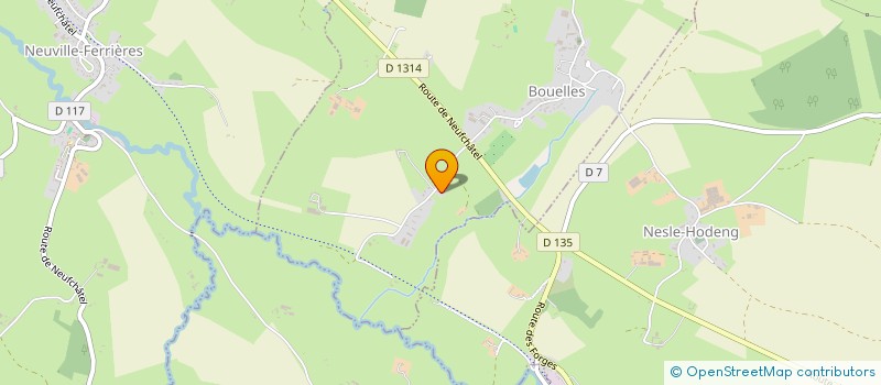 localisation de l'entreprise MONSIEUR ROMAIN MAUROUARD  BOUELLES