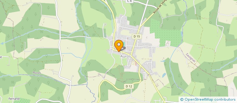 localisation de l'entreprise MONSIEUR ROMAIN MAYOL  AUROS