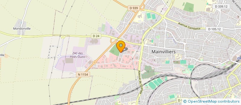 localisation de l'entreprise MONSIEUR ROMAIN MAZARIN à MAINVILLIERS