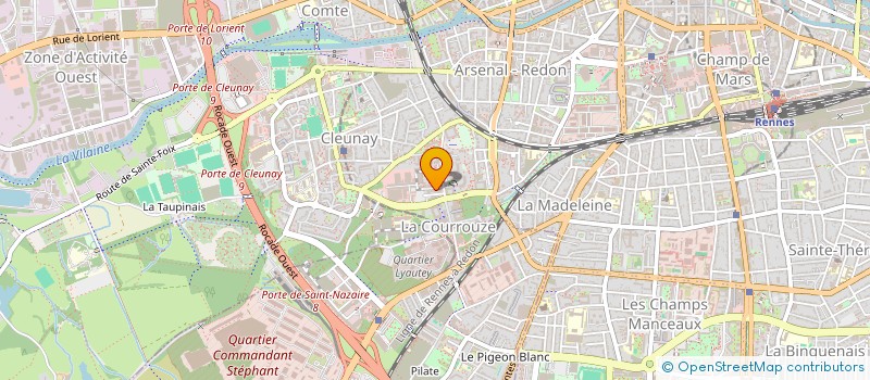 localisation de l'entreprise MONSIEUR ROMAIN MEAR  RENNES