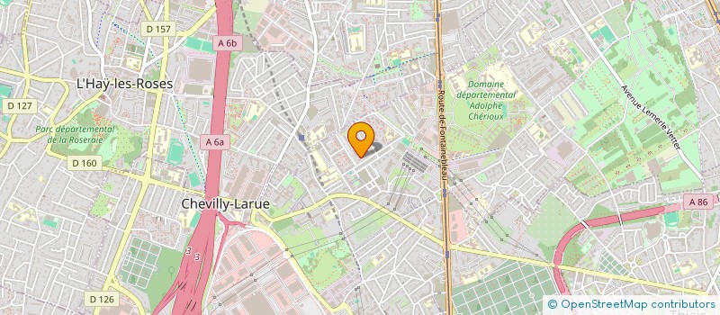 localisation de l'entreprise MONSIEUR ROMAIN MEFIDENE  CHEVILLY-LARUE