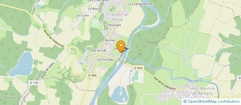 localisation de l'entreprise MONSIEUR ROMAIN MEGARD à CHATILLON-LA-PALUD