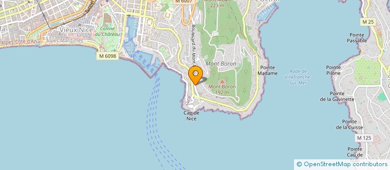 localisation de l'entreprise MONSIEUR ROMAIN MEINARDI  NICE