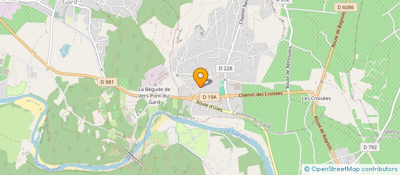 localisation de l'entreprise MONSIEUR ROMAIN MEJAK à CASTILLON-DU-GARD