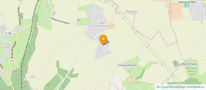 localisation de l'entreprise MONSIEUR ROMAIN MELET  FRICHEMESNIL