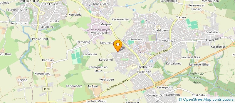 localisation de l'entreprise MONSIEUR ROMAIN MELLAZA  PLOUZANE