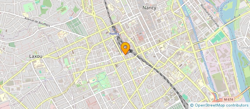 localisation de l'entreprise MONSIEUR ROMAIN MENETRIER  NANCY