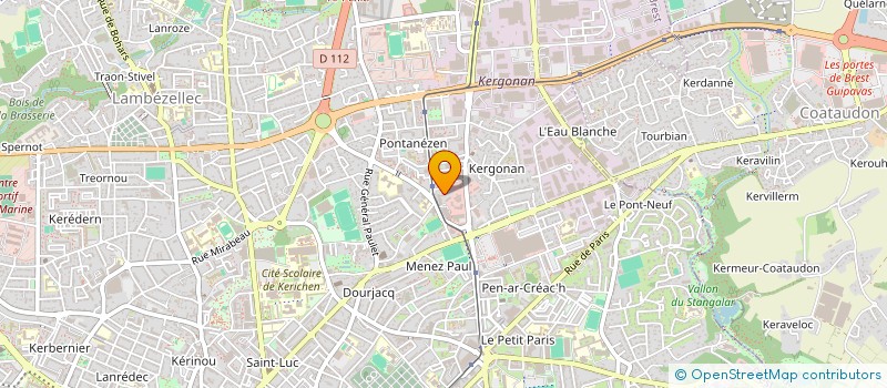localisation de l'entreprise MONSIEUR ROMAIN MENEZ à BREST