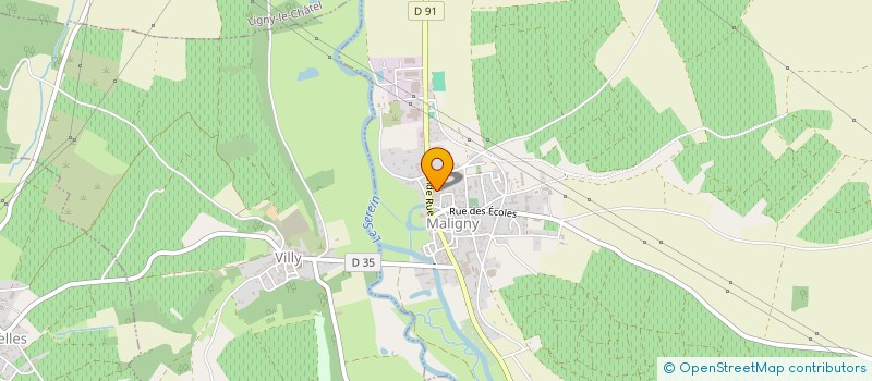 localisation de l'entreprise MONSIEUR ROMAIN MENISSIER à MALIGNY