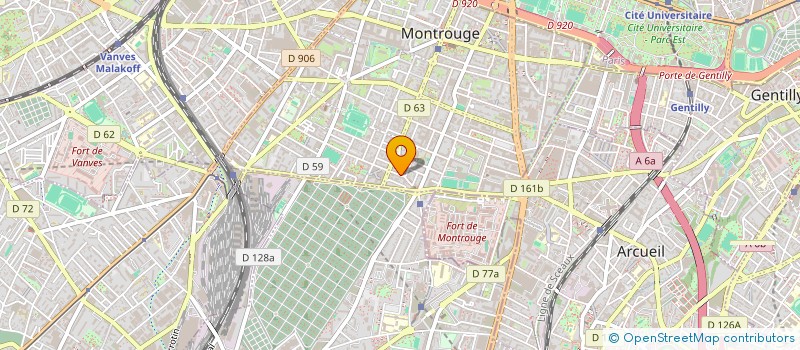 localisation de l'entreprise MONSIEUR ROMAIN MENORET à MONTROUGE