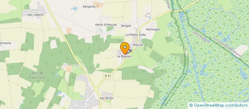 localisation de l'entreprise MONSIEUR ROMAIN MENSAT à HERBIGNAC