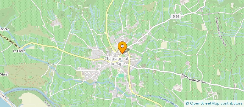 localisation de l'entreprise MONSIEUR ROMAIN MERCIEUX  CHATEAUNEUF-DU-PAPE