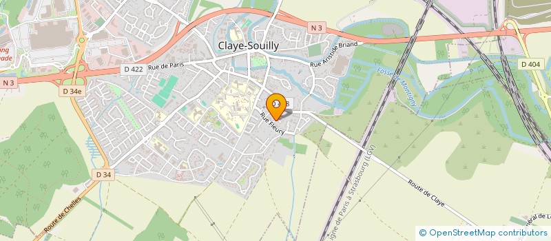 localisation de l'entreprise MONSIEUR ROMAIN MERIOT  CLAYE-SOUILLY