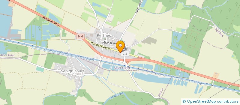 localisation de l'entreprise MONSIEUR ROMAIN MERLIER à PERTHES