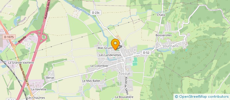 localisation de l'entreprise MONSIEUR ROMAIN MERMILLOD  TOSSIAT