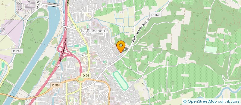 localisation de l'entreprise MONSIEUR ROMAIN MEUNIER  BOLLENE