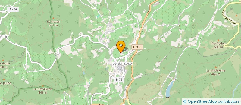 localisation de l'entreprise MONSIEUR ROMAIN MEYER  LE BARROUX