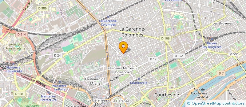 localisation de l'entreprise MONSIEUR ROMAIN MEYNIER à LA GARENNE-COLOMBES