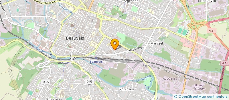 localisation de l'entreprise MONSIEUR ROMAIN MICHEL LOUIS PICARD  BEAUVAIS