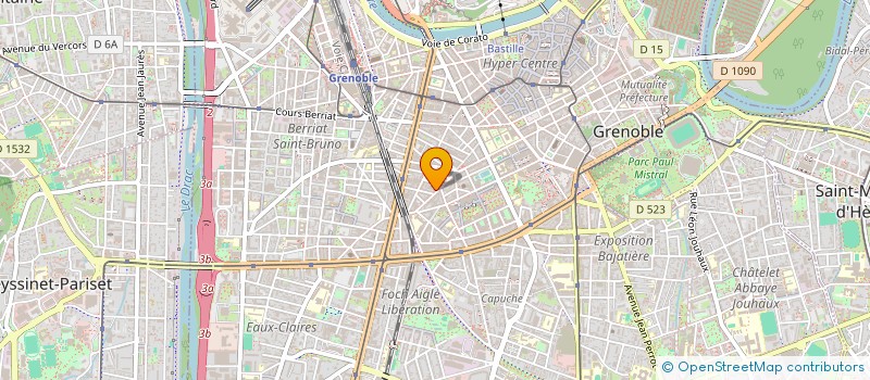 localisation de l'entreprise MONSIEUR ROMAIN MICOUD à GRENOBLE