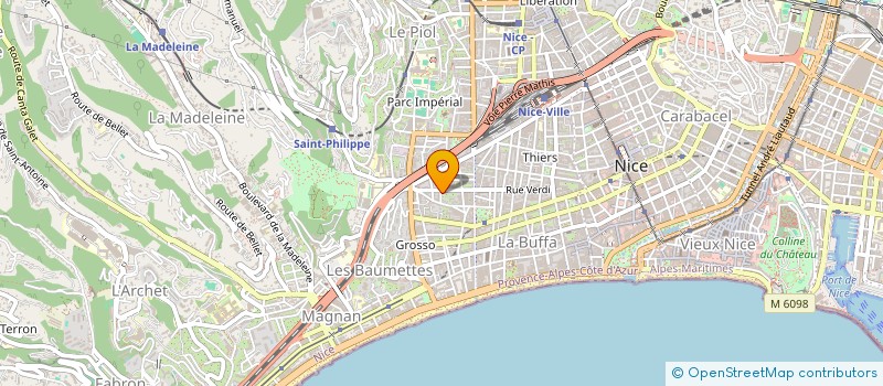 localisation de l'entreprise MONSIEUR ROMAIN MIGLIORE à NICE
