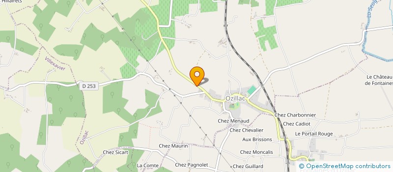localisation de l'entreprise MONSIEUR ROMAIN MIGNOT  OZILLAC